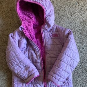 North Face reversible toddler coat